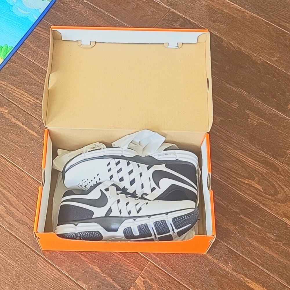 Brand new Nike shoes with box.  SIZE: 10 wide